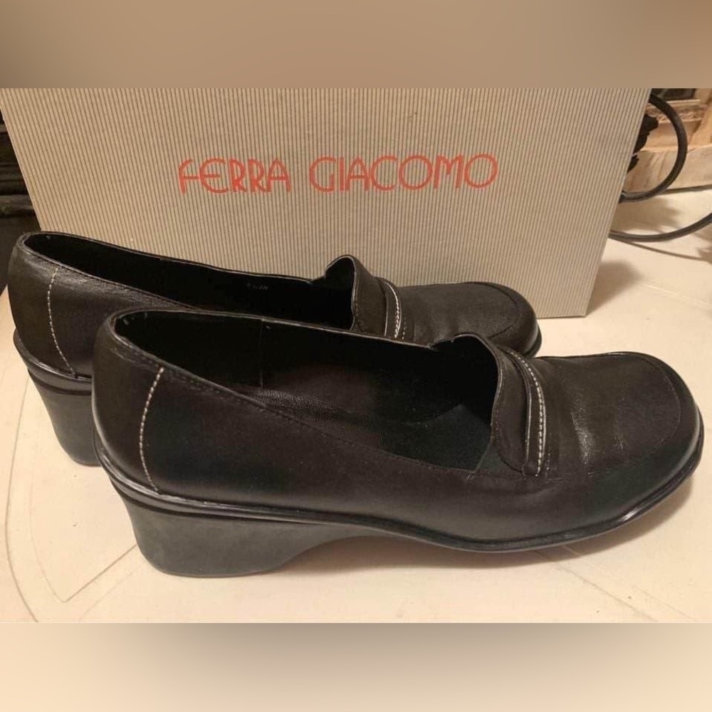 Ferra Giacomo Black Loafers